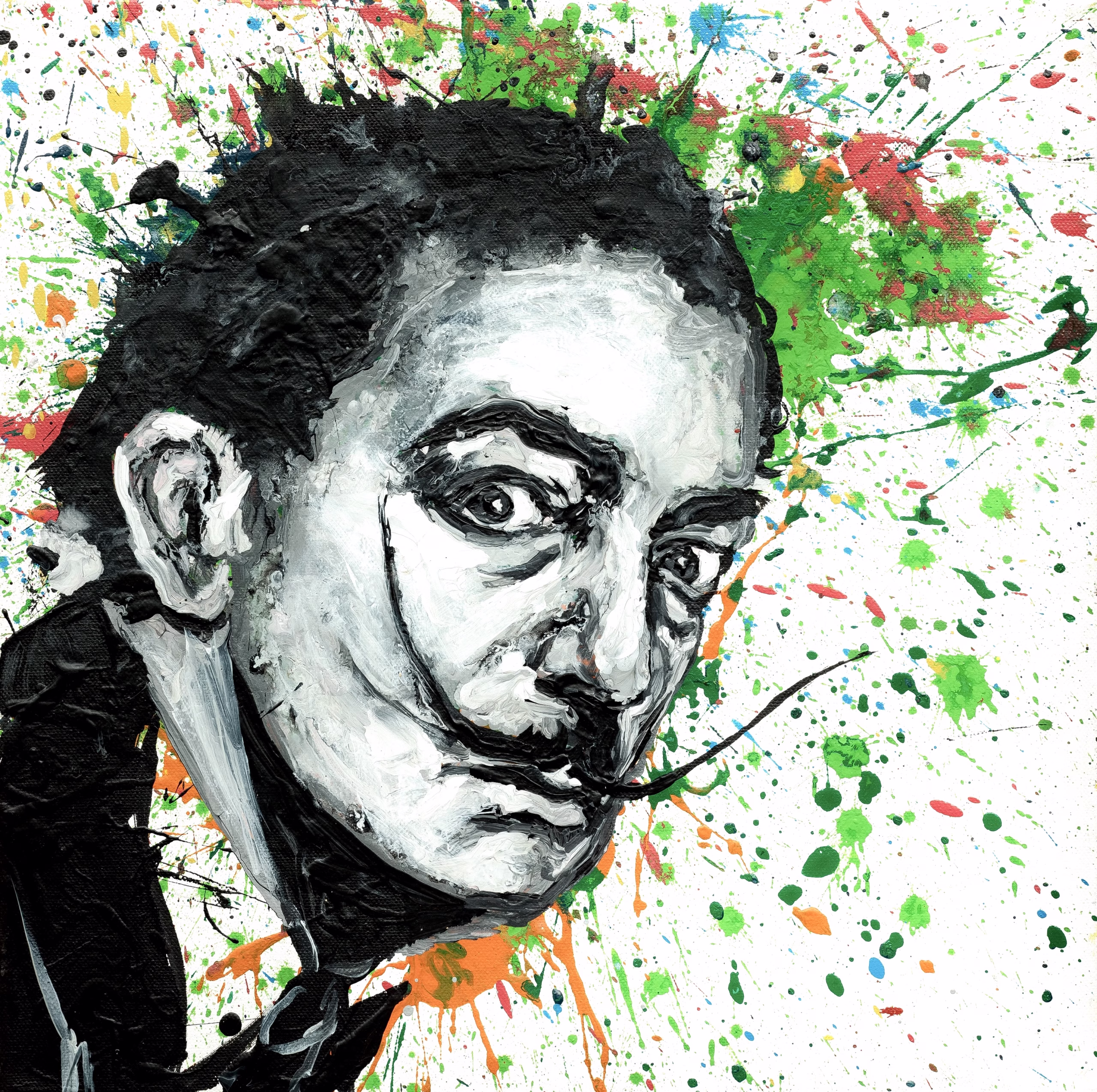 Salvador - Original painting by SILVI The Artist, Nature Instincts series