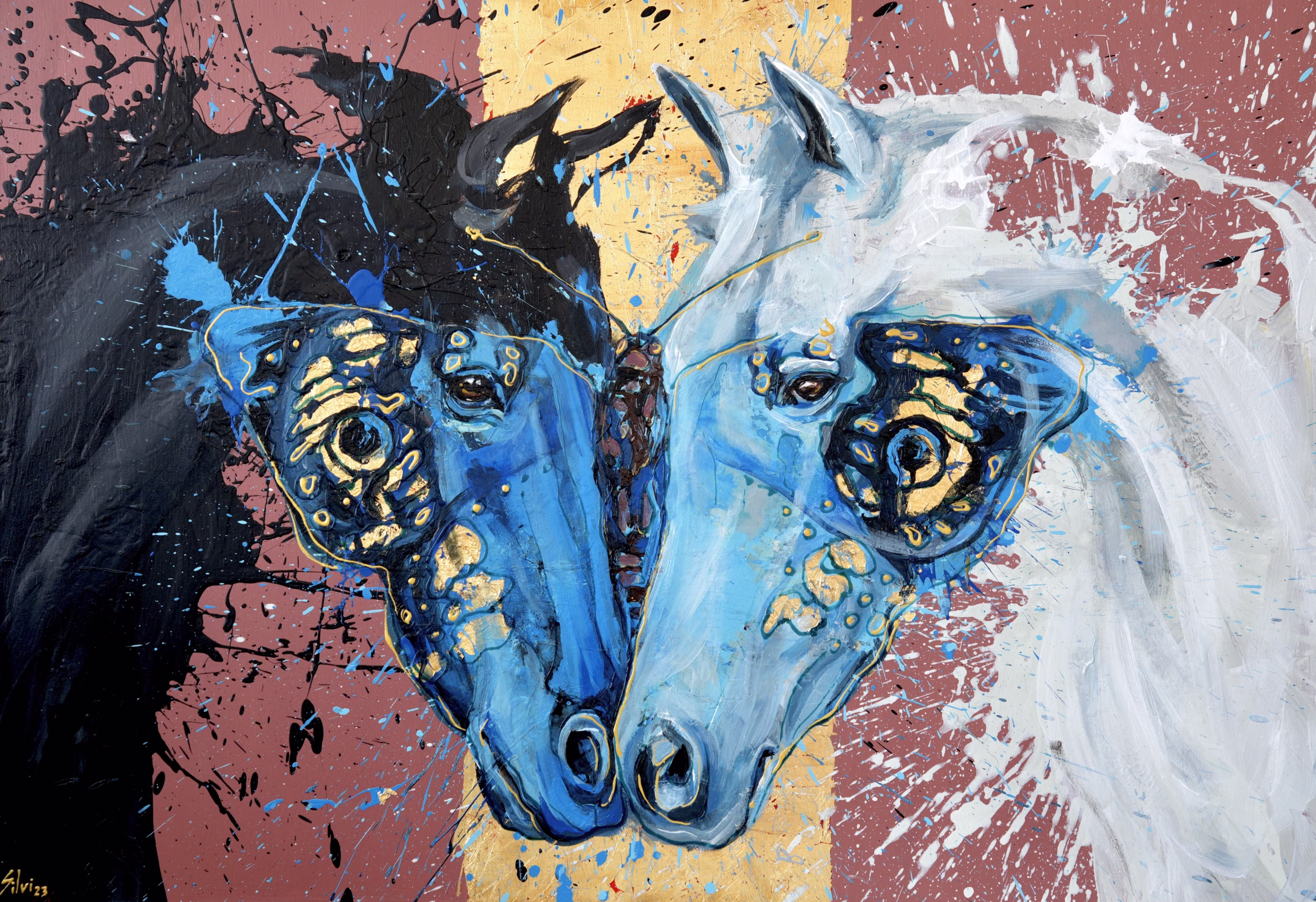 Unity - Original painting by SILVI The Artist, Mix series